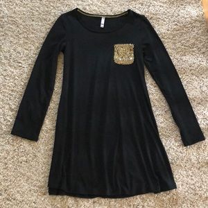 Long Sleeve Black Dress